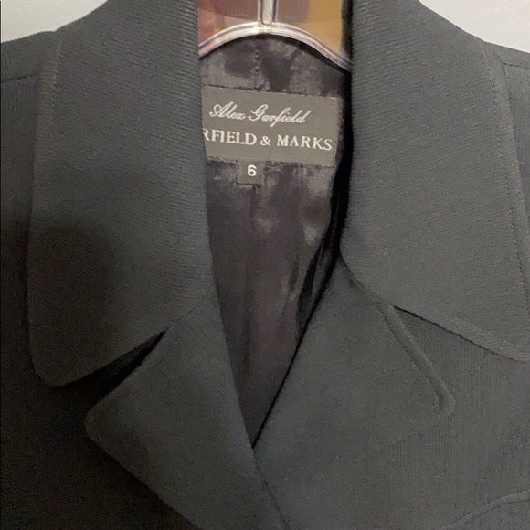 Garfield & Marks Black 3 Button Blazer sz 6 - Picture 3 of 5
